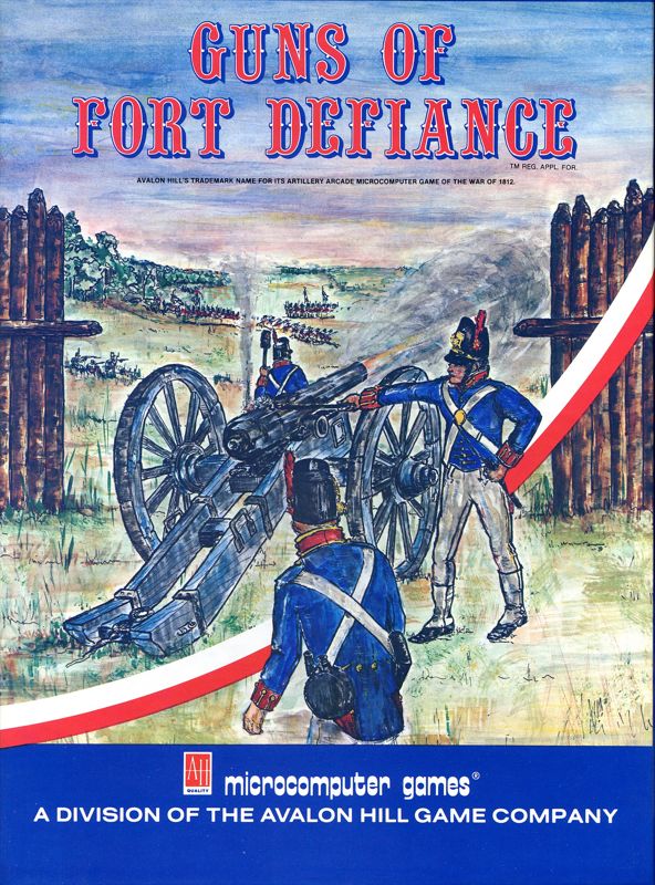 Front Cover for Guns of Fort Defiance (Apple II and Atari 8-bit and Commodore PET/CBM and TRS-80)
