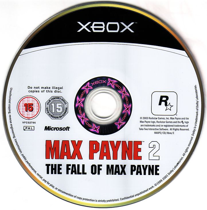 Max Payne 2: The Fall Of Max Payne Cover Or Packaging Material - MobyGames