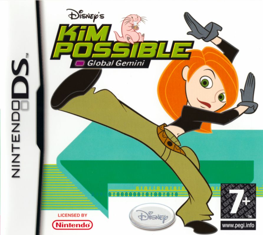 Front Cover for Disney's Kim Possible: Global Gemini (Nintendo DS)