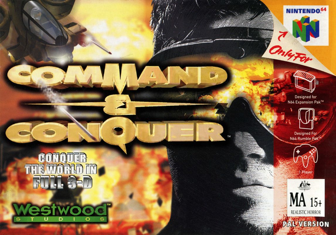 Front Cover for Command & Conquer (Nintendo 64)