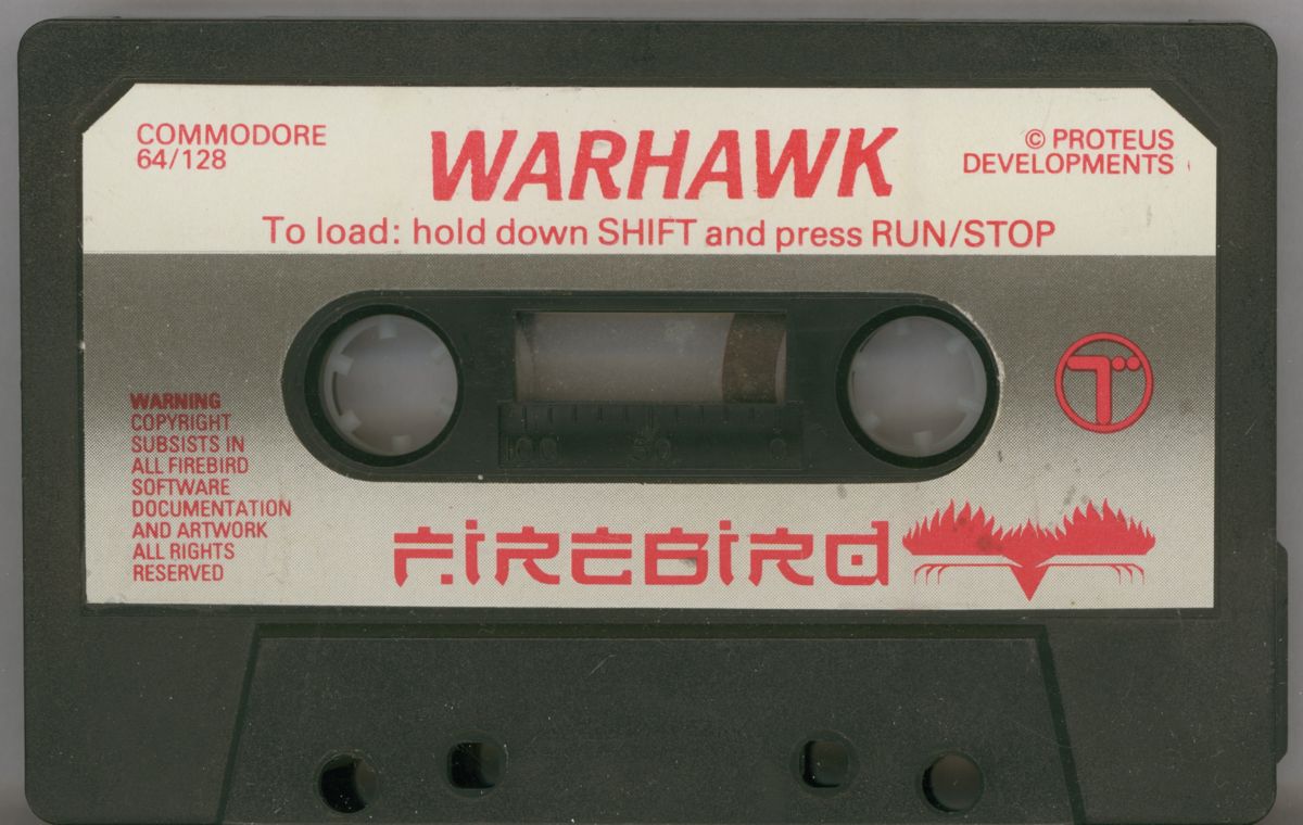 Media for War Hawk (Commodore 64)