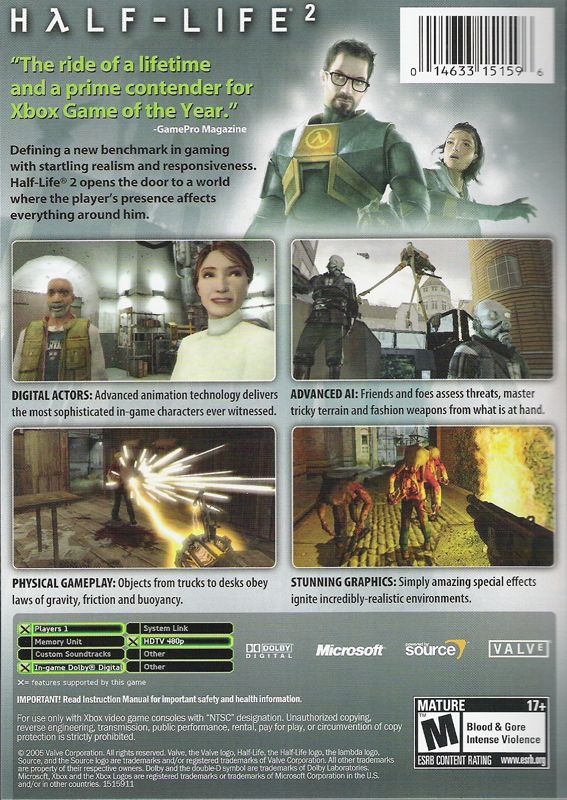 Half Life 2 Cover Or Packaging Material Mobygames 0894