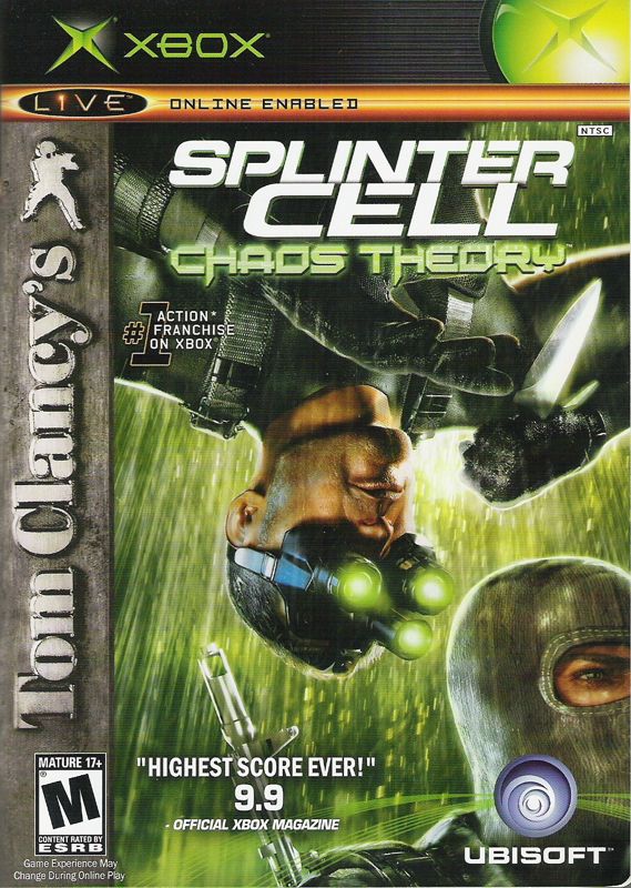 Front Cover for Tom Clancy's Splinter Cell: Chaos Theory (Xbox)