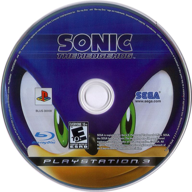 Media for Sonic the Hedgehog (PlayStation 3)