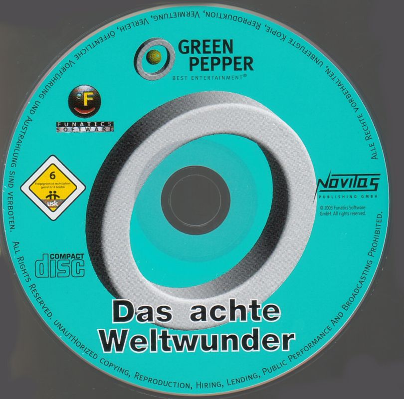 Media for 8th Wonder of the World (Windows) (Green Pepper release)