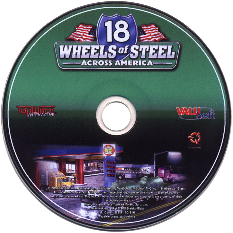 Media for 18 Wheels of Steel: Across America (Windows)