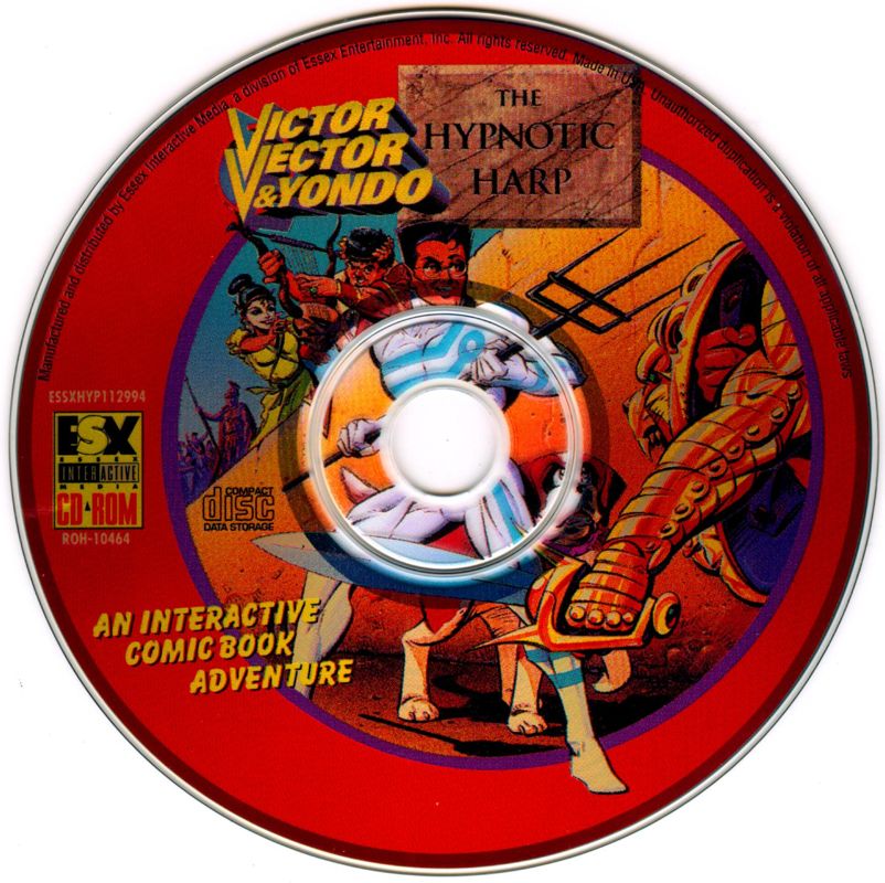 Media for The Awesome Adventures of Victor Vector & Yondo: The Hypnotic Harp (Macintosh and Windows 3.x)