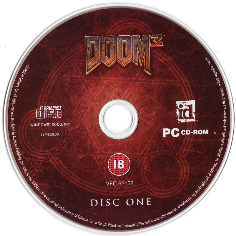 Media for Doom³ (Windows): Disc 1 of 3