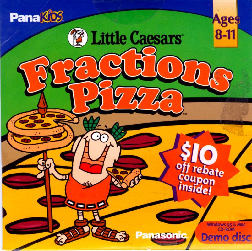 Front Cover for Little Caesars Fractions Pizza (Macintosh and Windows) (Demo CD)