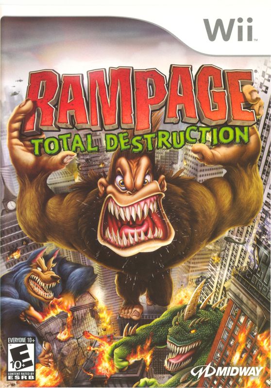 Front Cover for Rampage: Total Destruction (Wii)