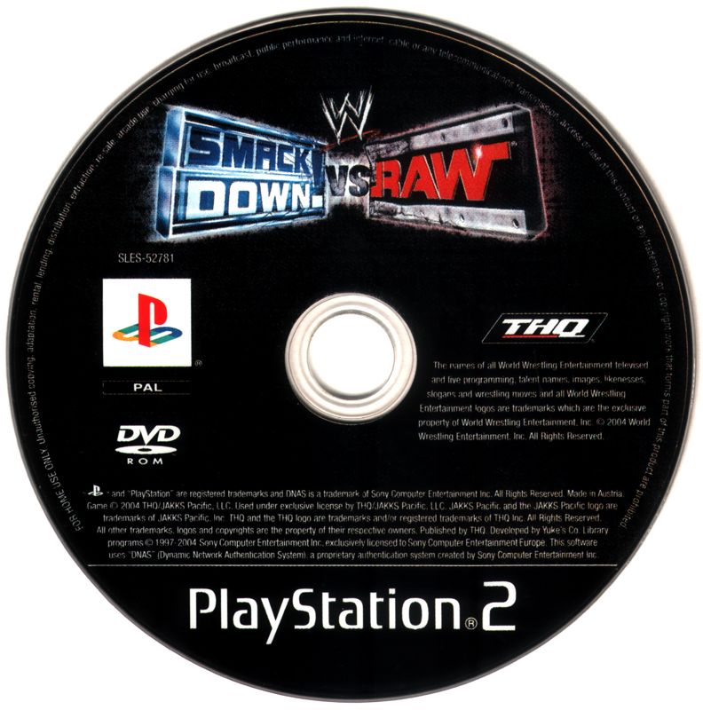 Media for WWE Smackdown vs. Raw (PlayStation 2)
