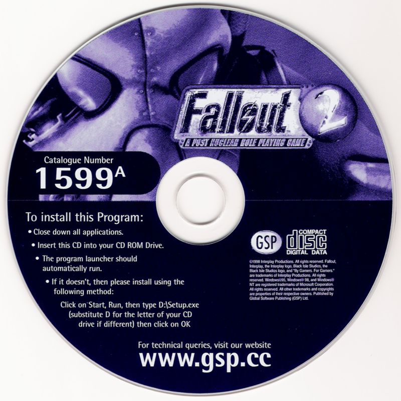 Media for Fallout 2 (Windows) (White Label Reload release)