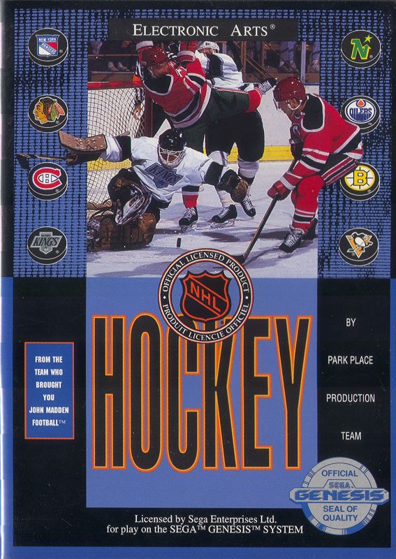 Front Cover for NHL Hockey (Genesis)