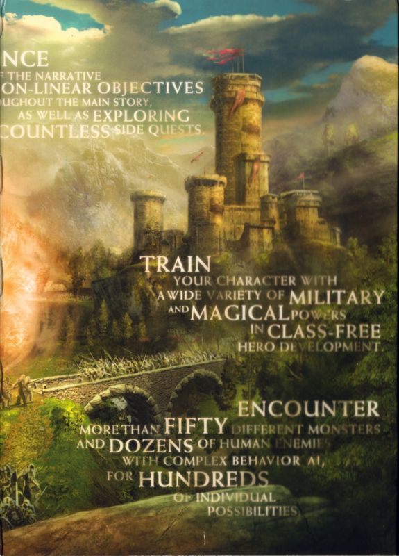 Inside Cover for Gothic 3 (Windows): Right