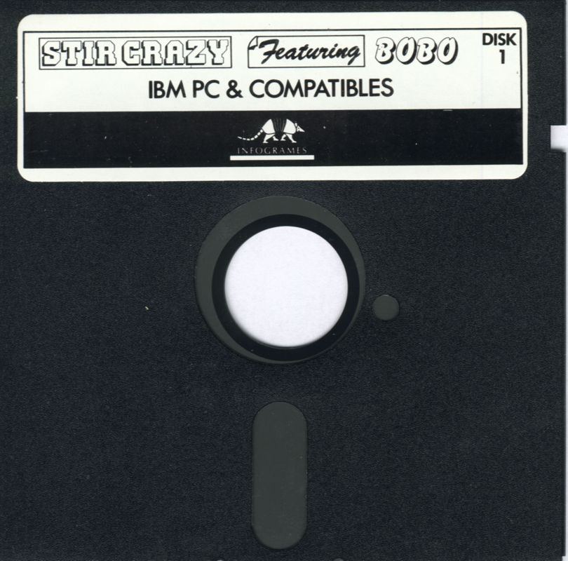 Media for Stir Crazy featuring BoBo (DOS): Disk 1