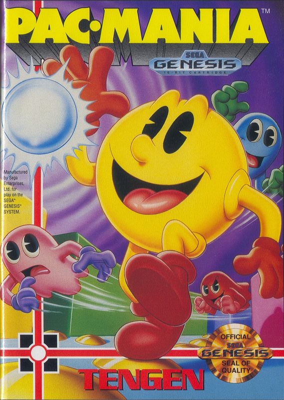 Front Cover for Pac-Mania (Genesis)