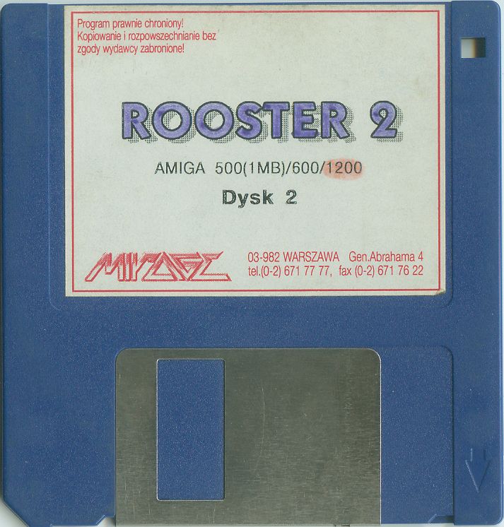Media for Rooster 2 (Amiga): Disk 2