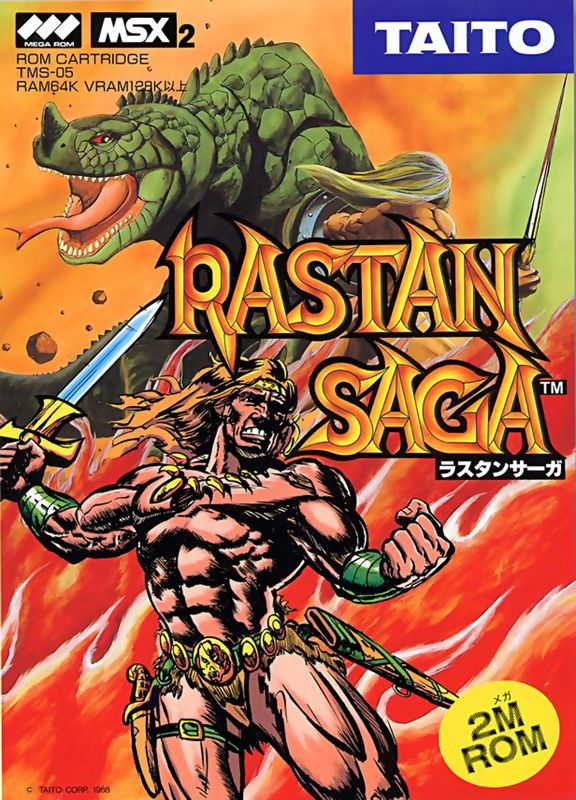 Front Cover for Rastan (MSX)