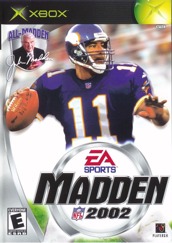 Front Cover for Madden NFL 2002 (Xbox)