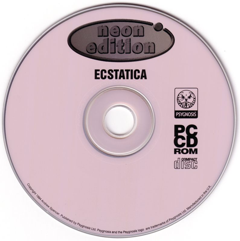 Media for Ečstatica (DOS) (Neon Edition release)