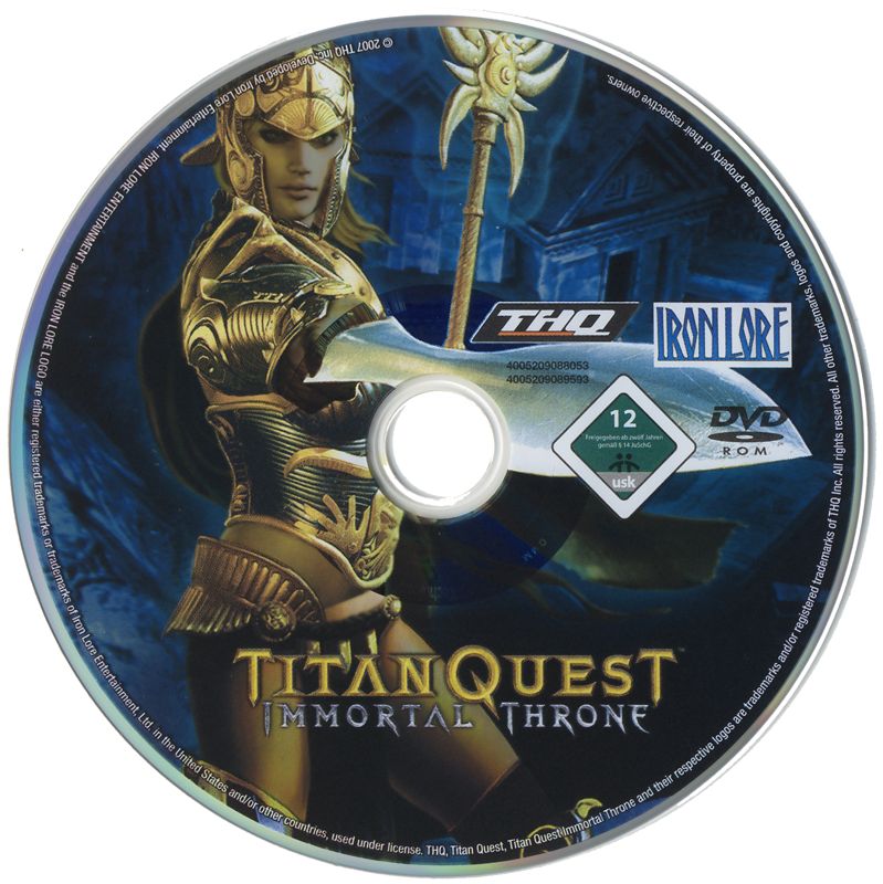 Media for Titan Quest: Immortal Throne (Windows): with Holocover