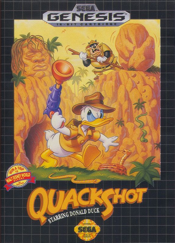 Front Cover for QuackShot starring Donald Duck (Genesis)