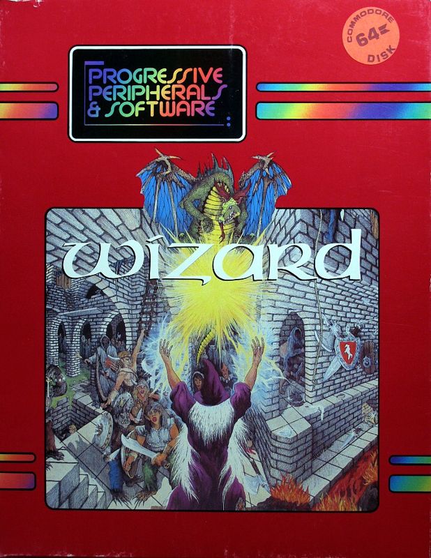 Front Cover for Wizard (Commodore 64)