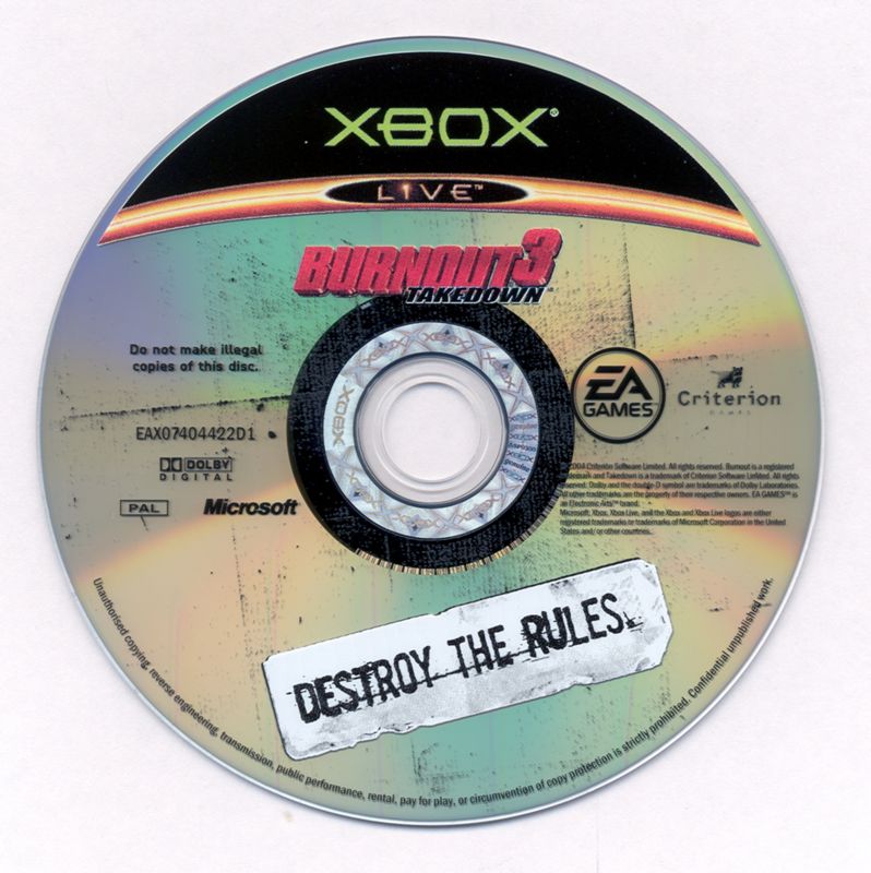 Media for Burnout 3: Takedown (Xbox)