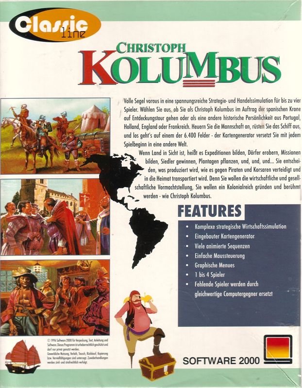 Back Cover for Exploration (DOS) (Classic Line Release)