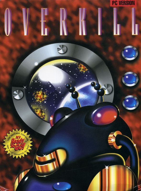 Front Cover for OverKill (DOS) (1994 Moon Doggie release)