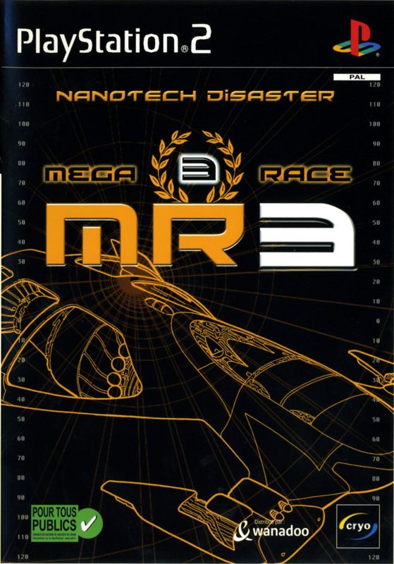 Front Cover for MegaRace: MR3 (PlayStation 2)
