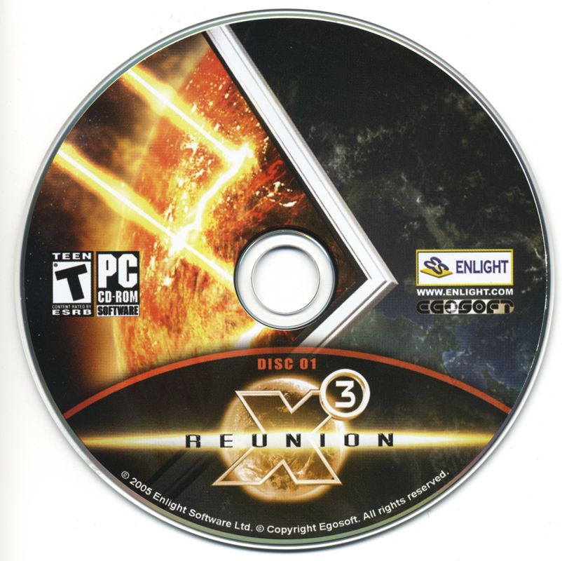 Media for X³: Reunion (Windows): Disc 1/6