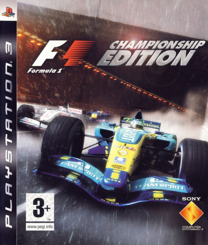 Front Cover for Formula 1: Championship Edition (PlayStation 3)