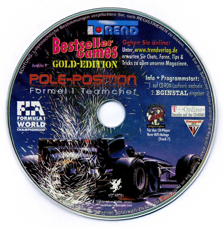 Media for Team F1 (DOS) (Bestseller Games Gold #9 covermount)