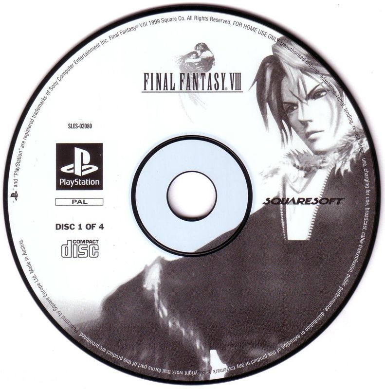 Media for Final Fantasy VIII (PlayStation) (Bundled release): Disc 1