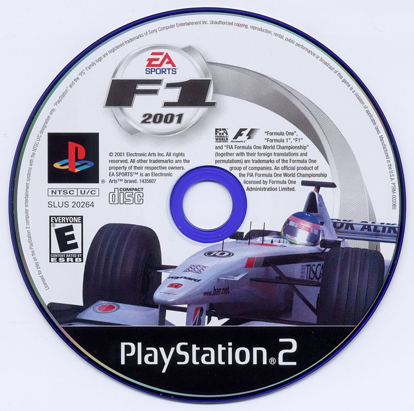 Media for F1 2001 (PlayStation 2)