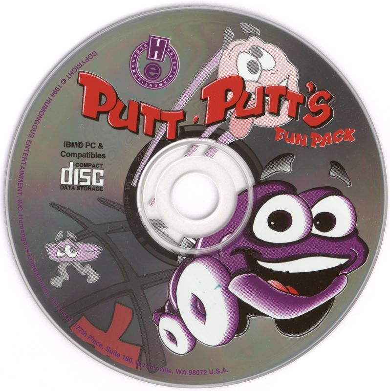 Media for Putt-Putt's Fun Pack (DOS)