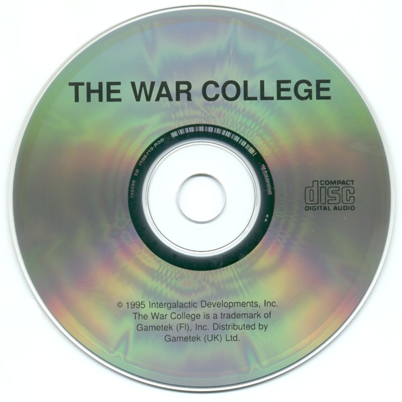 Media for The War College: Universal Military Simulator 3 (DOS): Disk 1 of 1