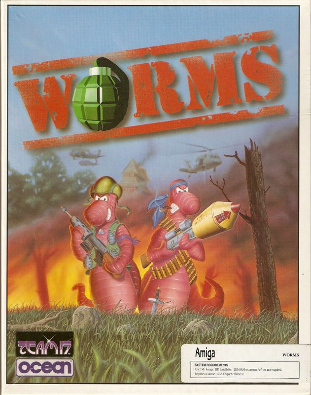 Front Cover for Worms (Amiga)