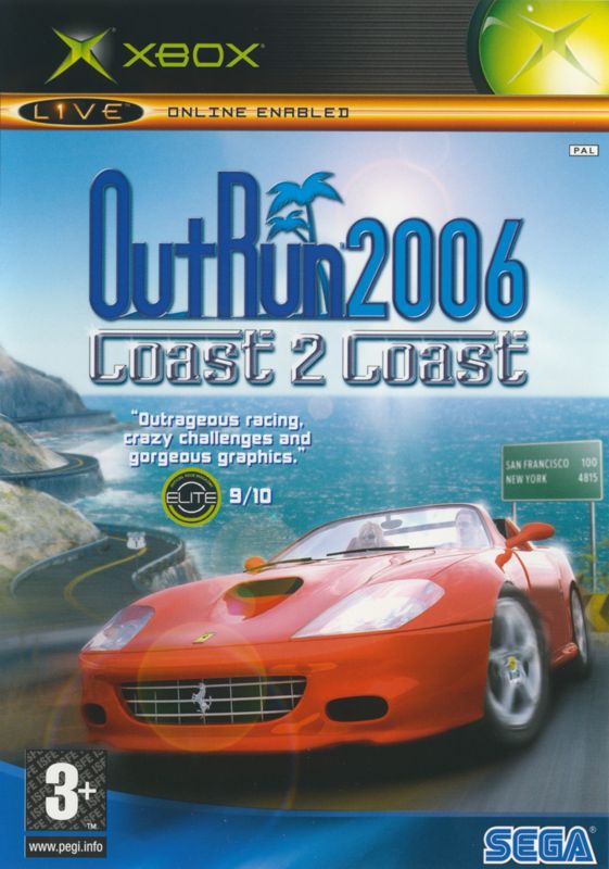 Front Cover for OutRun 2006: Coast 2 Coast (Xbox)