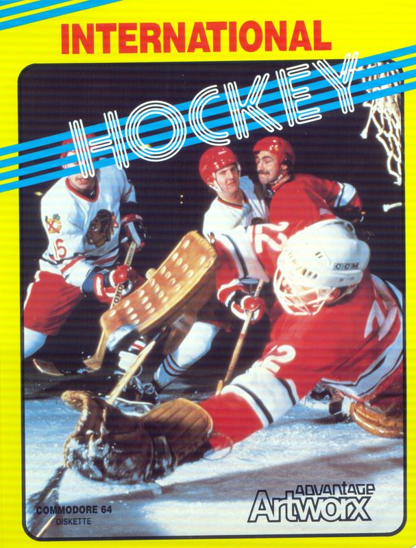 Front Cover for International Hockey (Commodore 64)