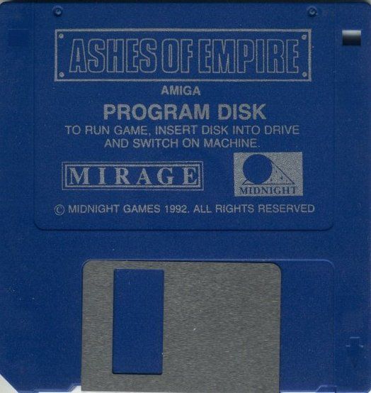 Media for Ashes of Empire (Amiga): Program Disk