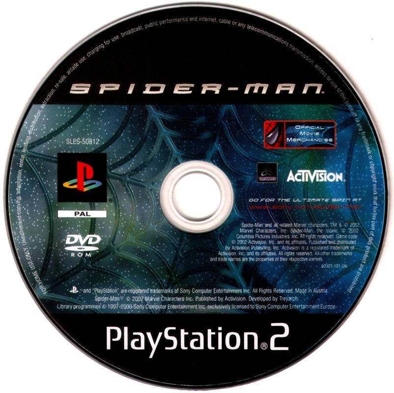 Media for Spider-Man (PlayStation 2)