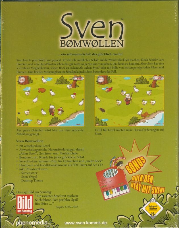 Back Cover for Sven Bømwøllen (Windows)