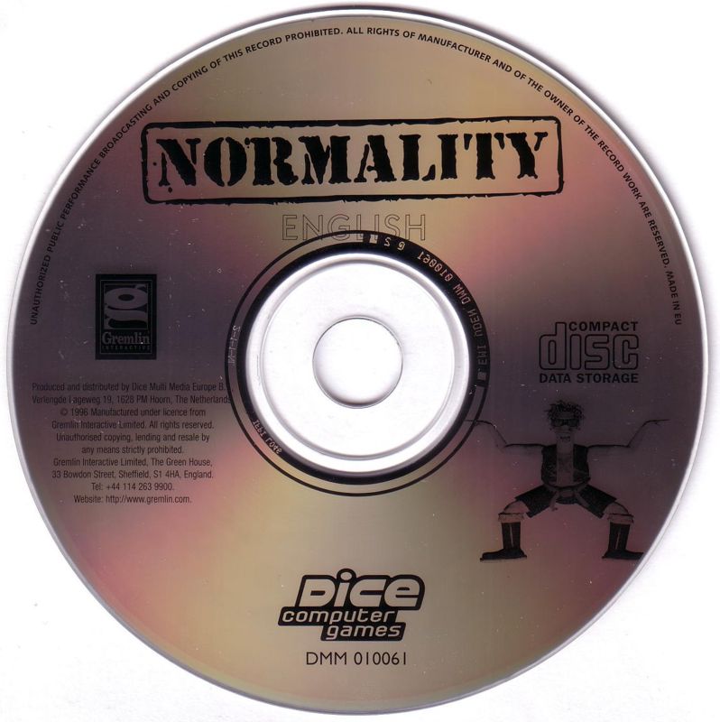 Media for Normality (DOS) (Dice Multimedia release)