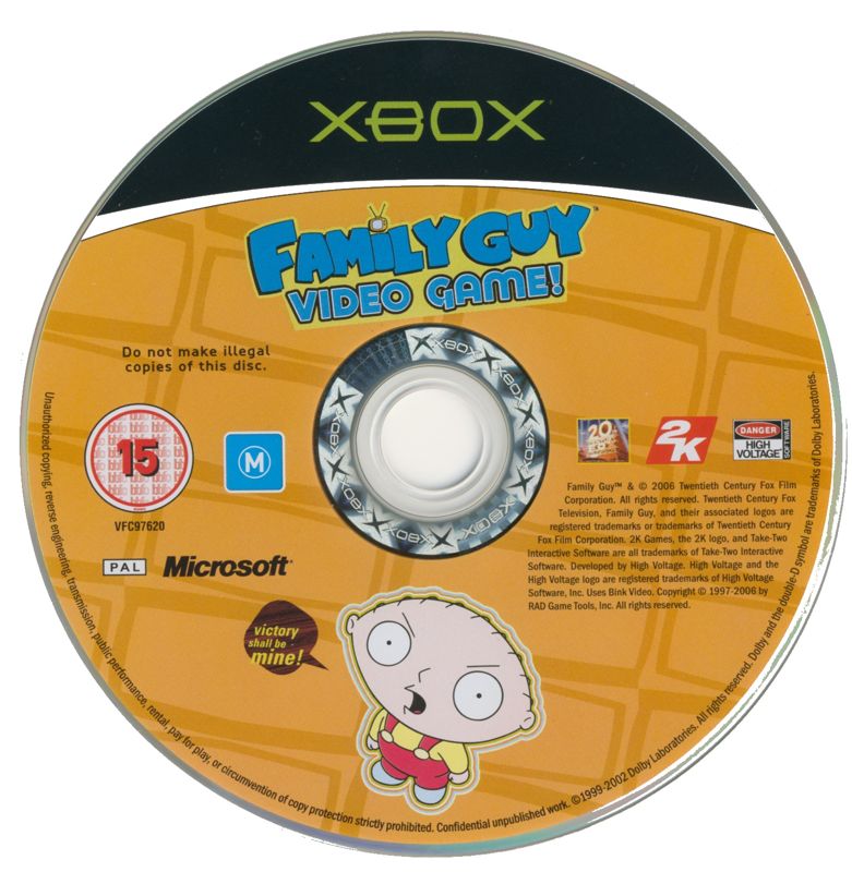 Family Guy Video or packaging material MobyGames