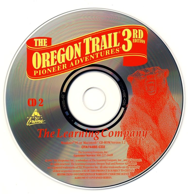 Media for The Oregon Trail: 3rd Edition (Macintosh and Windows): Disc 2