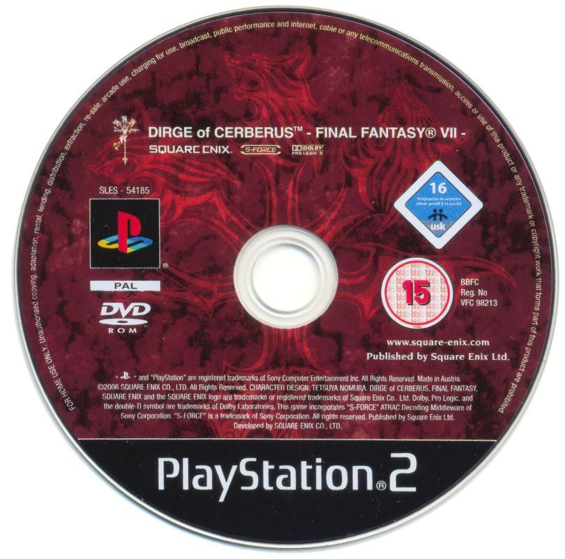 Final Fantasy VII: Dirge of Cerberus - PlayStation 2 