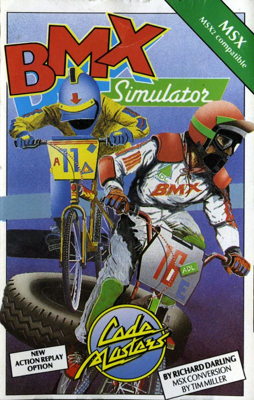 Front Cover for BMX Simulator (MSX)