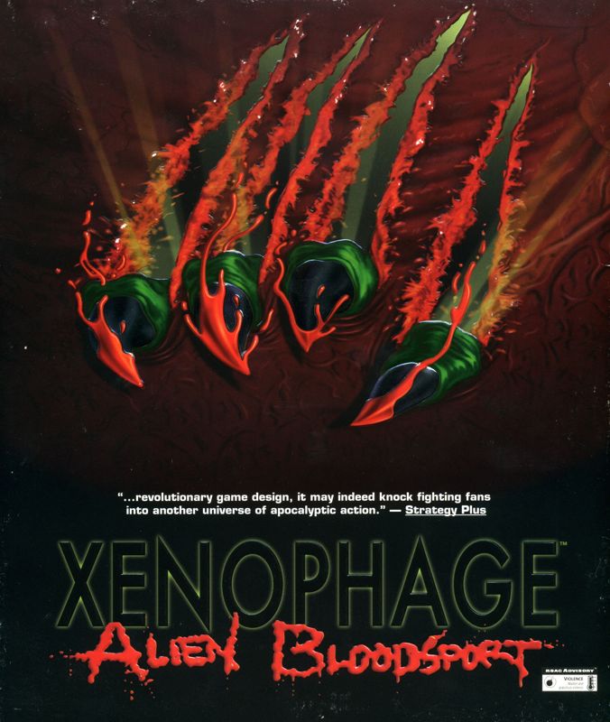 Front Cover for Xenophage: Alien BloodSport (DOS)